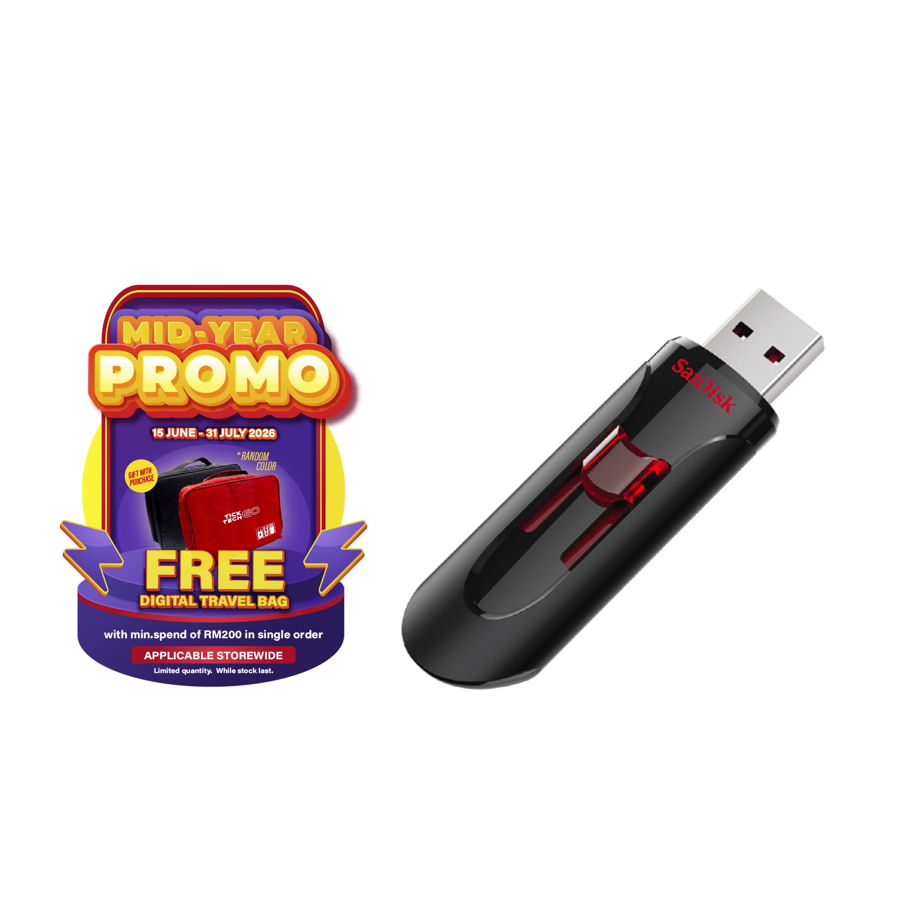 SanDisk Cruzer Glide CZ600 USB 3.0 Flash Drive-Data Storage-futuromic